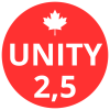 Червоний диск UNITY 2,5 кг Competition FG