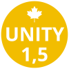 Жовтий диск UNITY 1,5 кг Competition FG