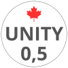 Білий диск UNITY 0,5 кг Competition FG