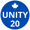 Синій диск UNITY 20 кг Competition FG