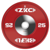 25 кг — Червоний диск ZKC IWF Competition Disc