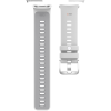 Polar силіконовий ремінець 22 мм для годинника Vantage V2 White/Grey Wristband 91083657 S-L