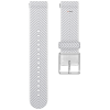 Polar ремінець для годинника 20 мм White еко-текстиль Woven Wristband 91080475 S-M
