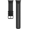 Polar силіконовий ремінець 20 мм для годинника Pacer Pro, Carbon Grey Wristband 910107000 S-L