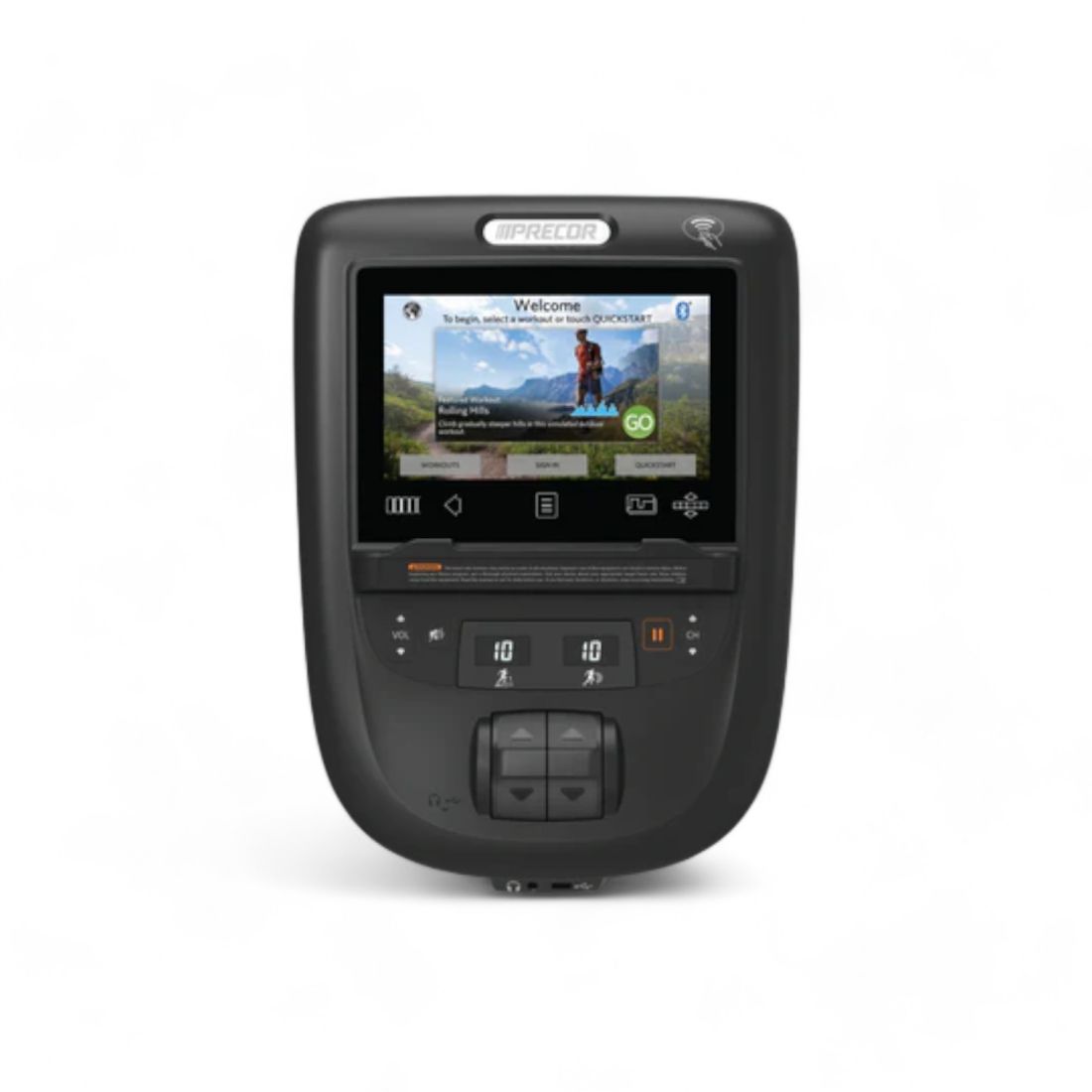 Велотренажер горизонтальний Precor RBK 665 P62 INT DVB, PR-PHRCB665BG3870EN (Black Pearl)