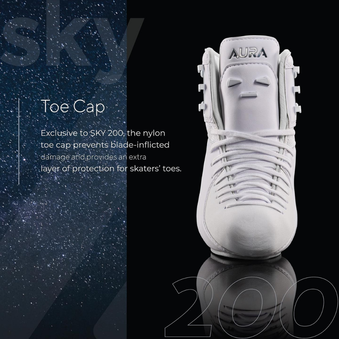Фігурні черевики жіночі AURA SKY 200 White 260C