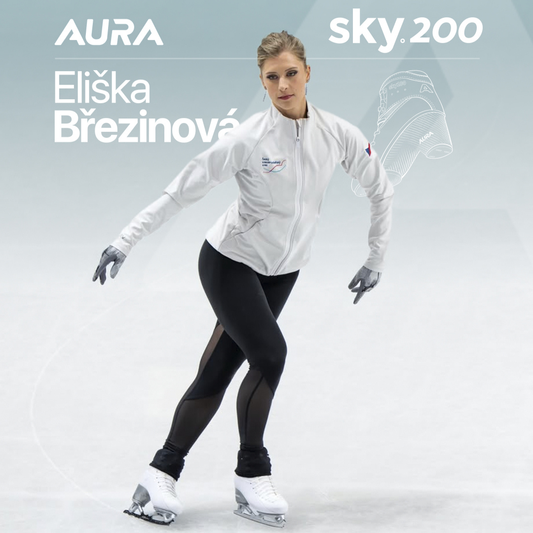 Фігурні черевики жіночі AURA SKY 200 White 260C