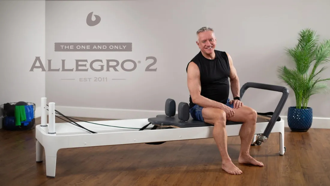 Реформер тренажер для пілатесу Allegro 2 Balanced Body Standard Steel Footbar (стандартна комплектація без додаткових ніжок)