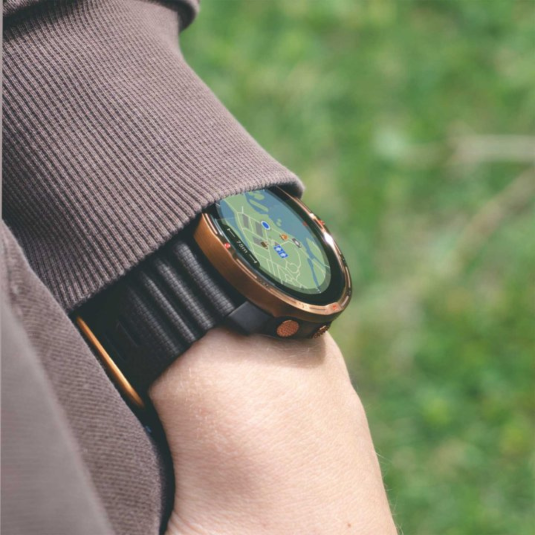 Смарт-годинник Polar Grit X2 Brown Copper для спорту, бігу, плавання, туризму, водонепроникний