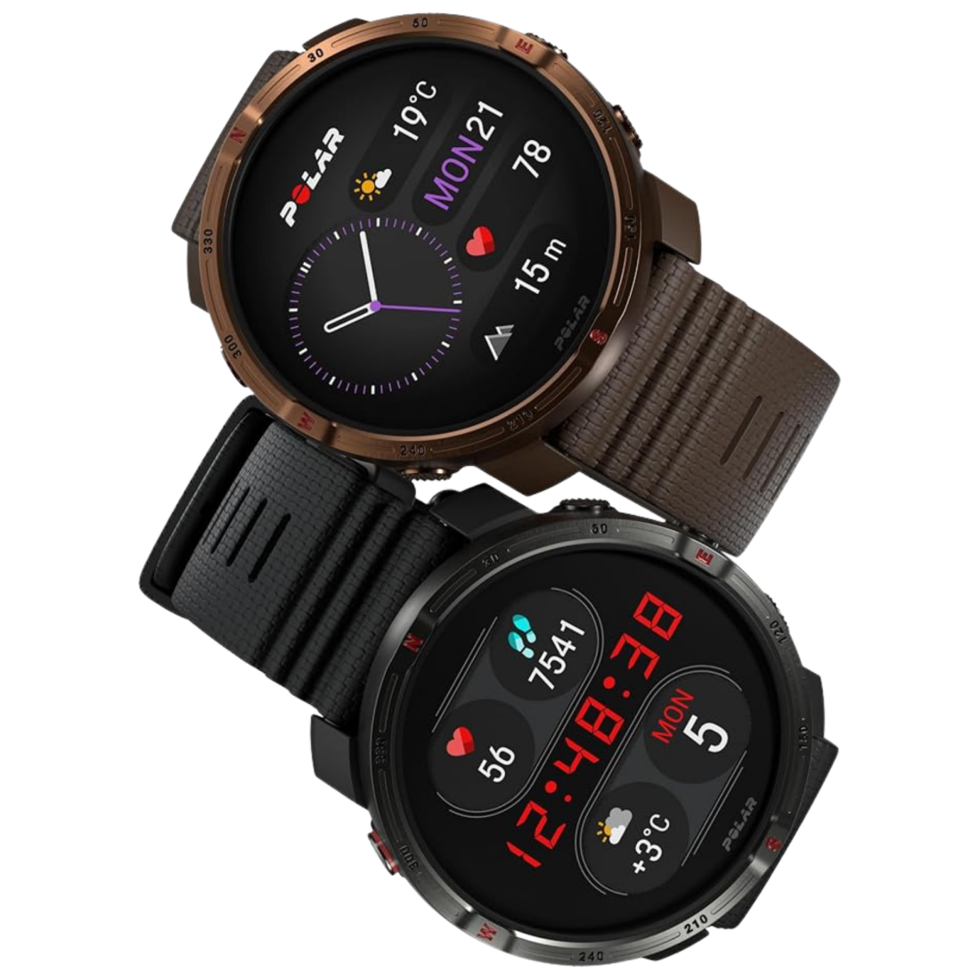 Смарт-годинник Polar Grit X2 для спорту, бігу, плавання, туризму, водонепроникний
