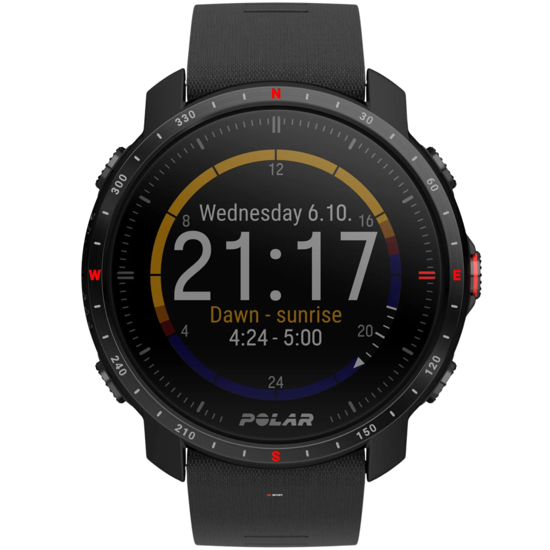 Polar Grit X Pro Black смарт-годинник для спорту преміум-класу водонепроникний 90085773