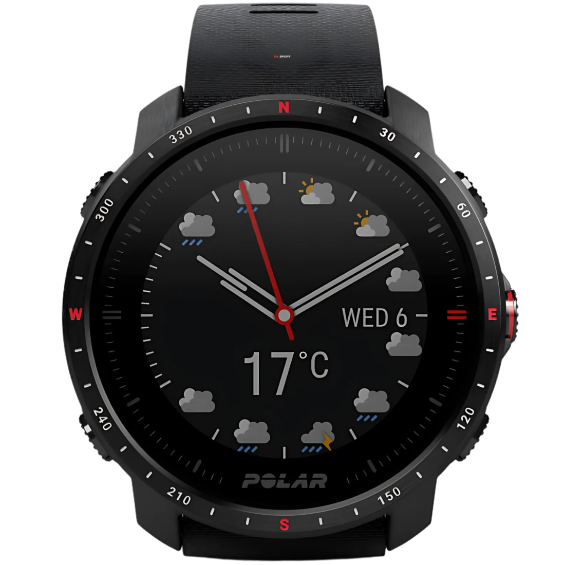 Polar Grit X Pro Black смарт-годинник для спорту преміум-класу водонепроникний 90085773