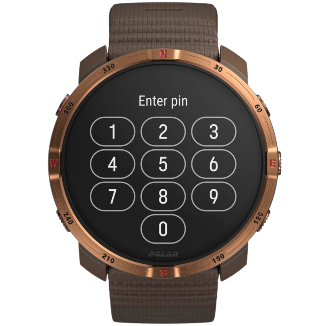 Смарт-годинник Polar Grit X2 Brown Copper для спорту, бігу, плавання, туризму, водонепроникний