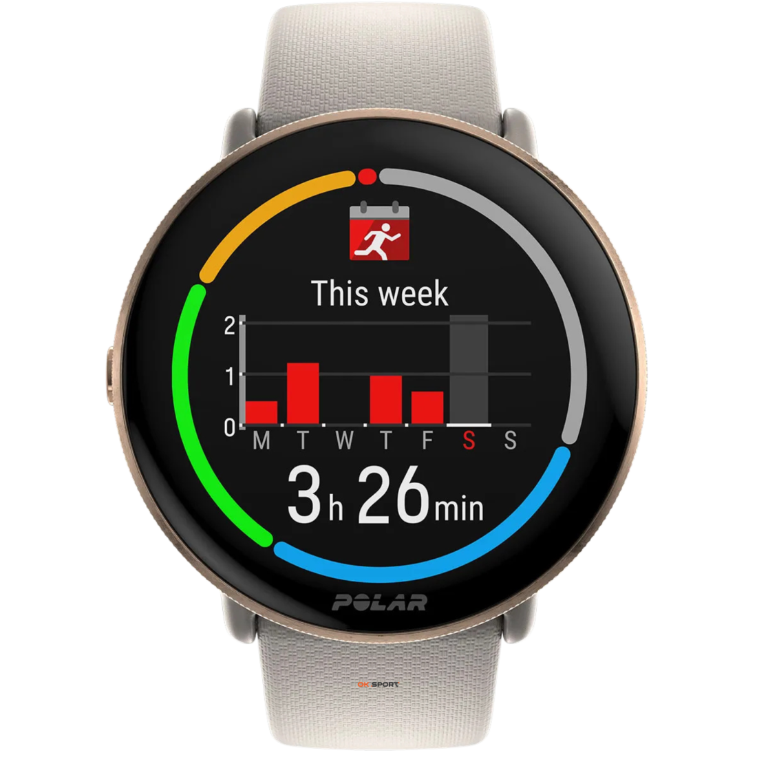 Polar Ignite 3 годинник для фітнесу з крокоміром і вимірюванням пульсу Greige Sand 900106237