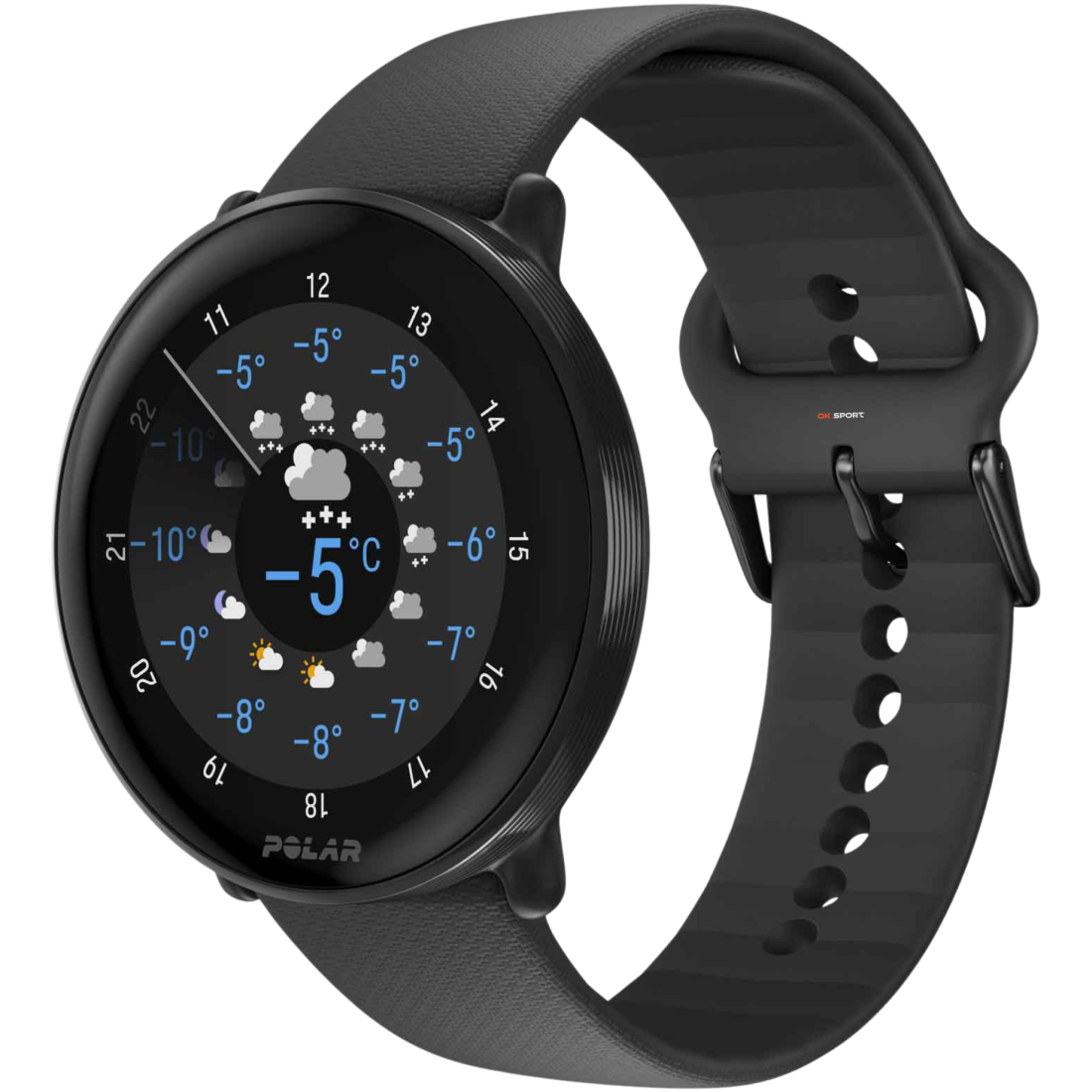 Polar Ignite 3 фітнес-годинник для активного способу життя з крокоміром Night Black 900106234