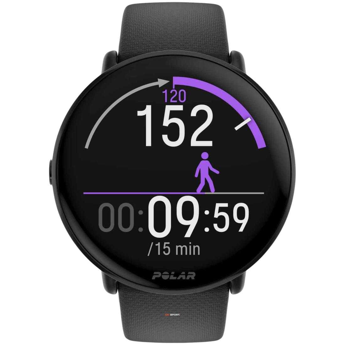 Polar Ignite 3 фітнес-годинник для активного способу життя з крокоміром Night Black 900106234