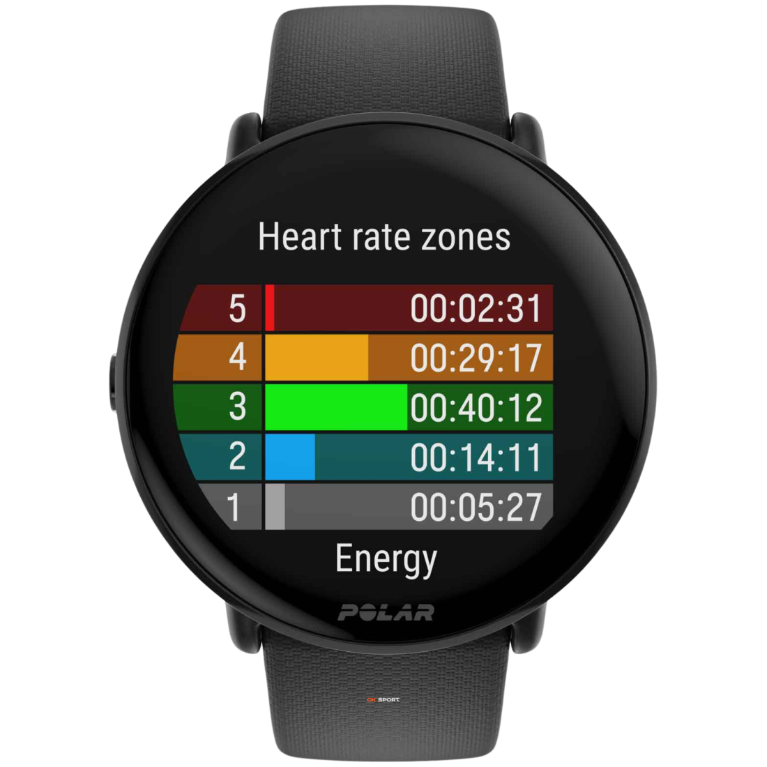 Polar Ignite 3 фітнес-годинник для активного способу життя з крокоміром Night Black 900106234