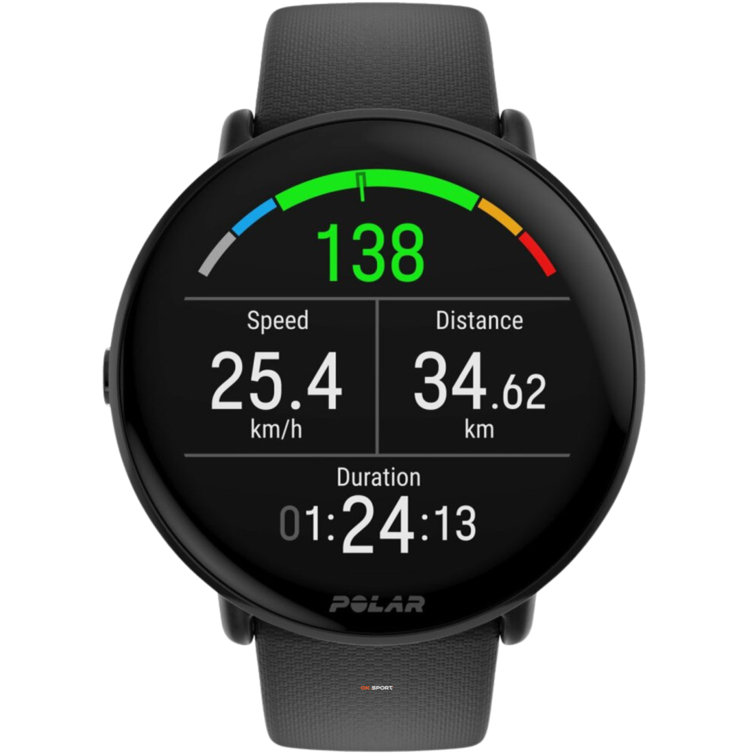 Polar Ignite 3 фітнес-годинник для активного способу життя з крокоміром Night Black 900106234