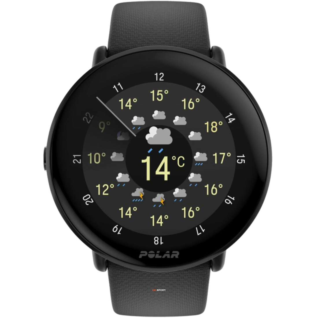 Polar Ignite 3 фітнес-годинник для активного способу життя з крокоміром Night Black 900106234