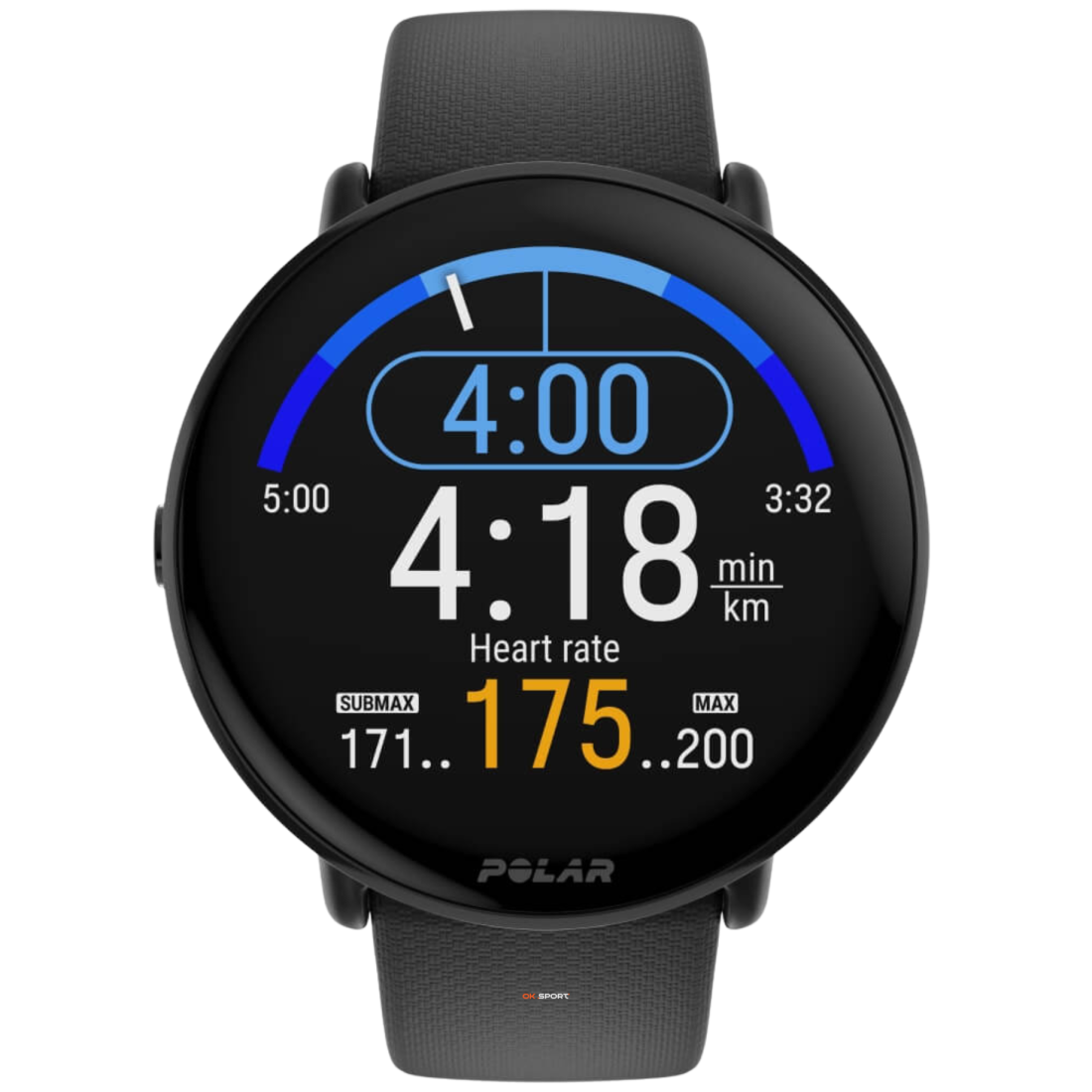 Polar Ignite 3 фітнес-годинник для активного способу життя з крокоміром Night Black 900106234