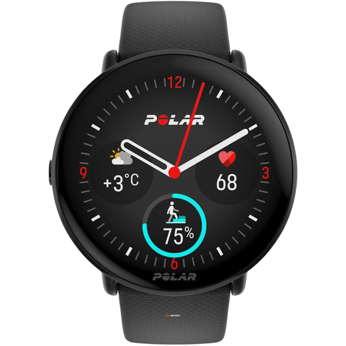 Polar Ignite 3 фітнес-годинник для активного способу життя з крокоміром Night Black 900106234
