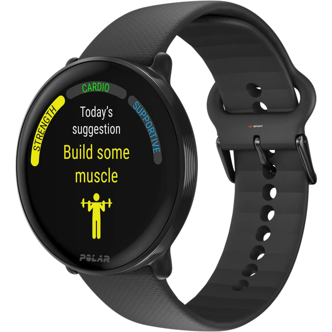 Polar Ignite 3 фітнес-годинник для активного способу життя з крокоміром Night Black 900106234