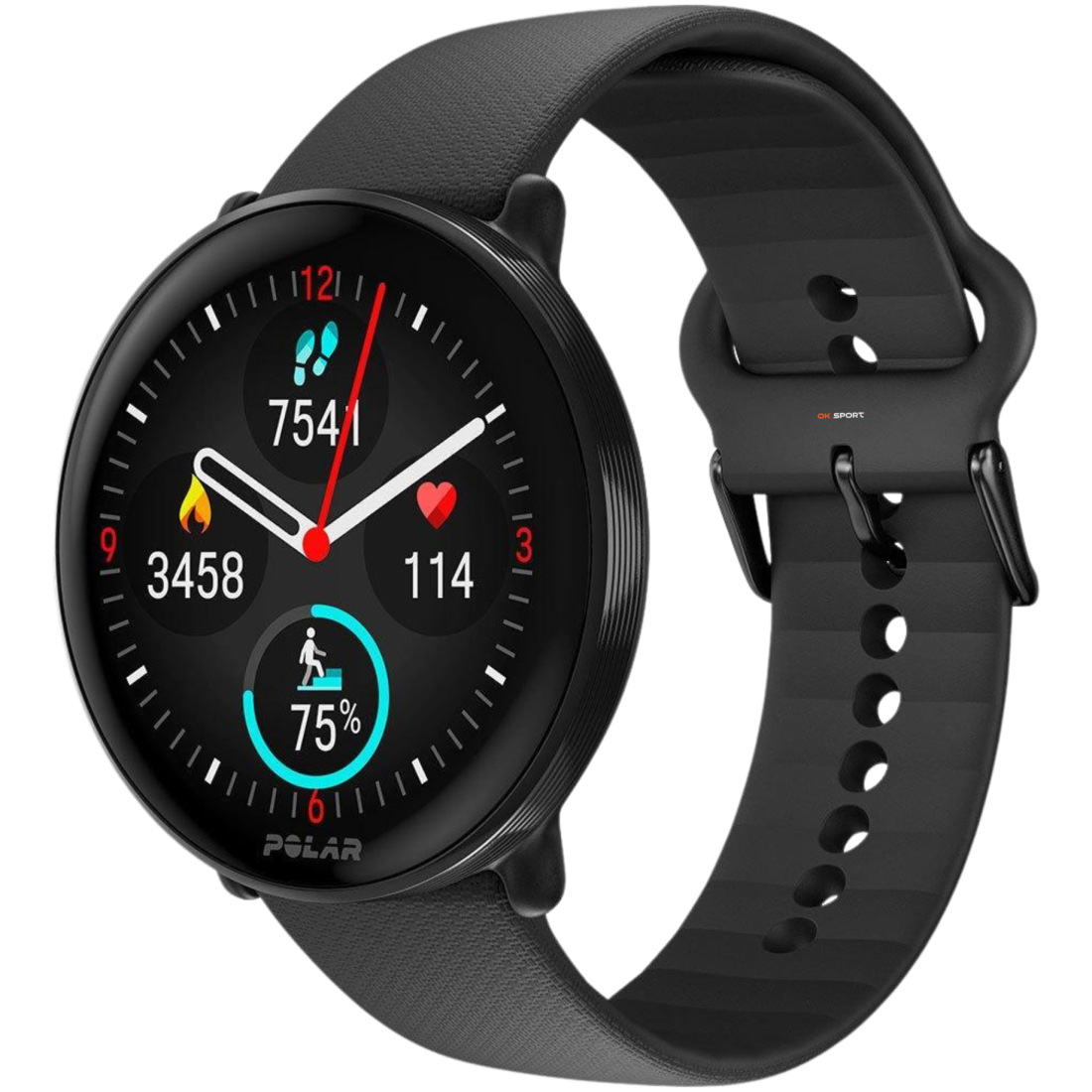 Polar Ignite 3 фітнес-годинник для активного способу життя з крокоміром Night Black 900106234