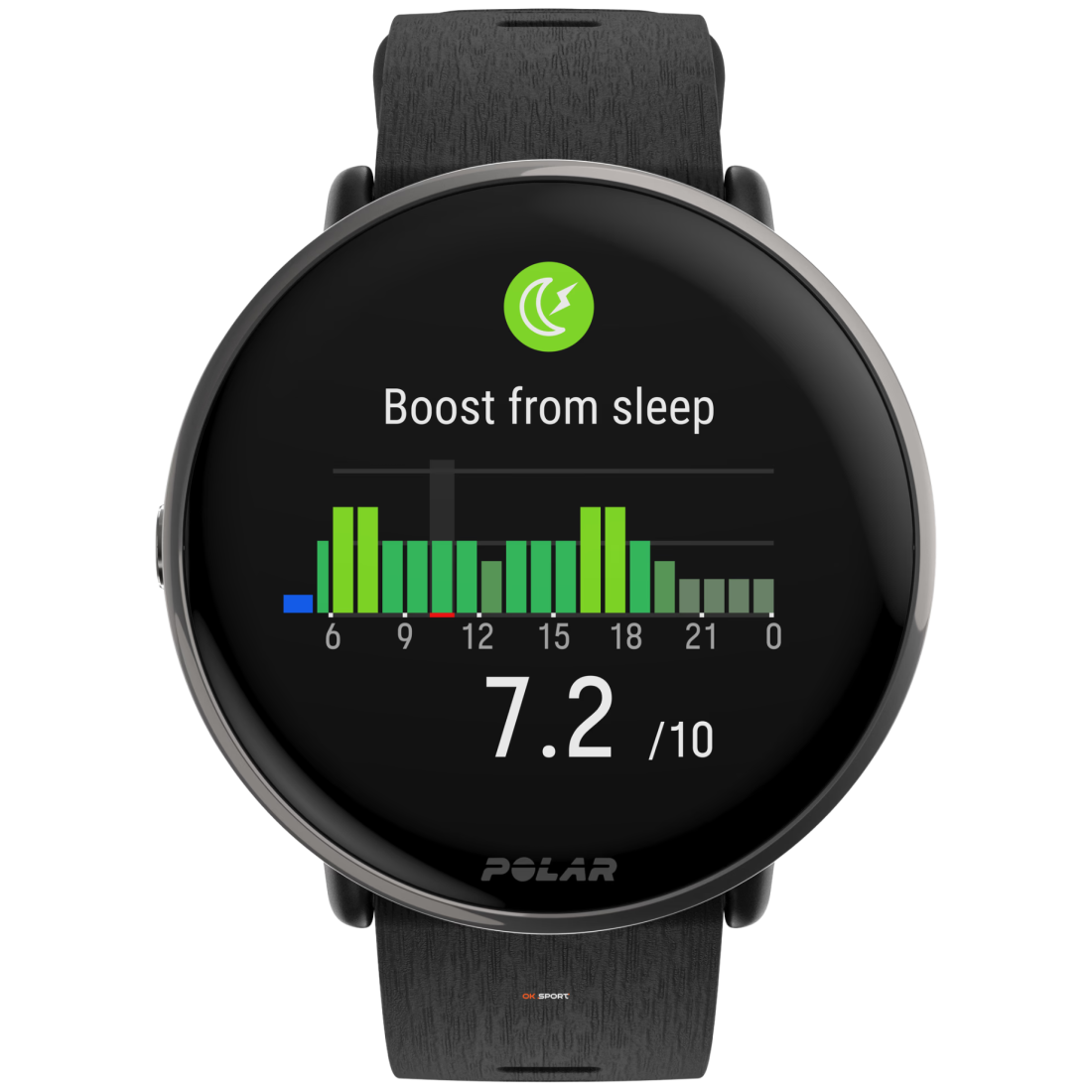 Polar Ignite 3 Titanium розумний смарт-годинник для фітнесу з крокоміром Black 900110027