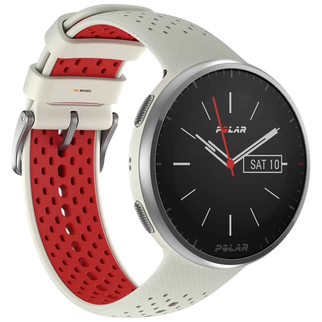 Polar Pacer Pro спортивний годинник з барометром, GPS і пульсоміром Snow White 900102180