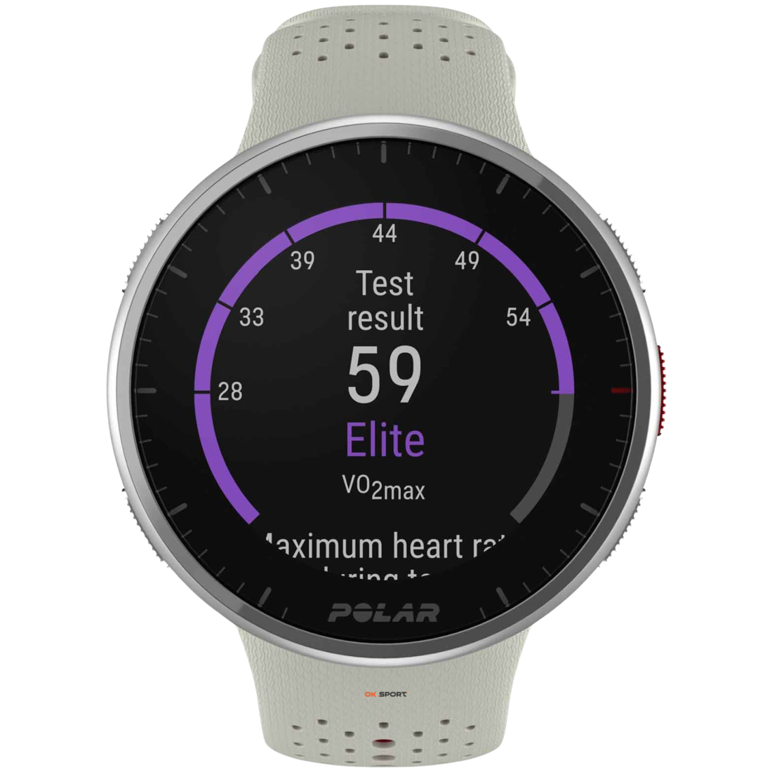 Polar Pacer Pro спортивний годинник з барометром, GPS і пульсоміром Snow White 900102180