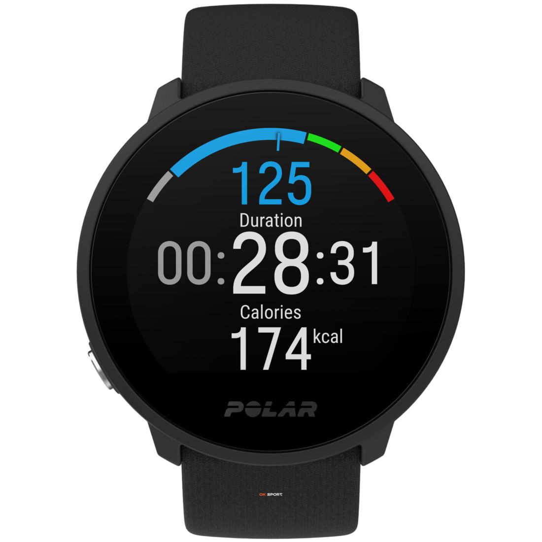 Polar Unite Black Fitness Tracker спортивний годинник з пульсометром водонепроникний