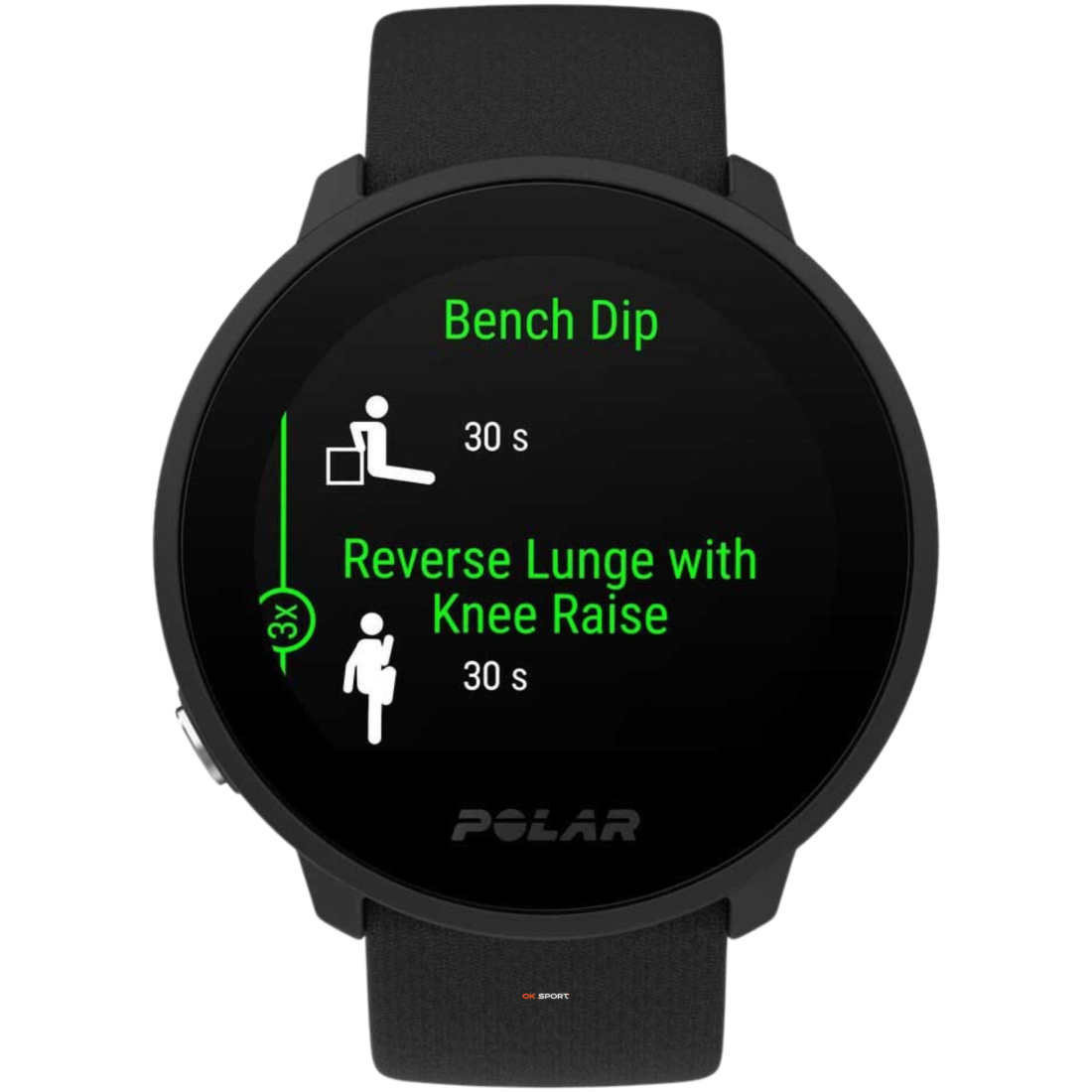Polar Unite Black Fitness Tracker спортивний годинник з пульсометром водонепроникний