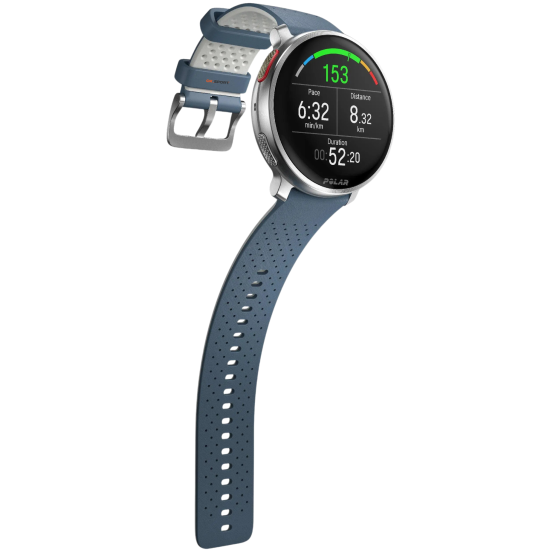 Polar Vantage V3 Sky Blue годинник спортивний смарт на руку для бігу водонепроникний преміум-класу мультиспорт