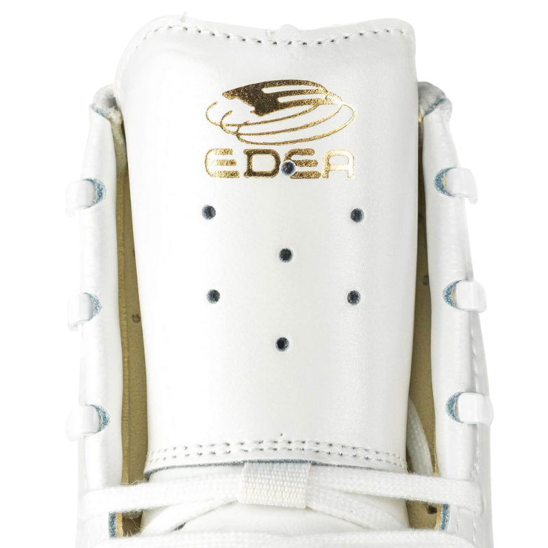 Ковзани фігурні професійні Edea Flamenco Ice з кристалами Swarovski для танців на льоду, White, 260C