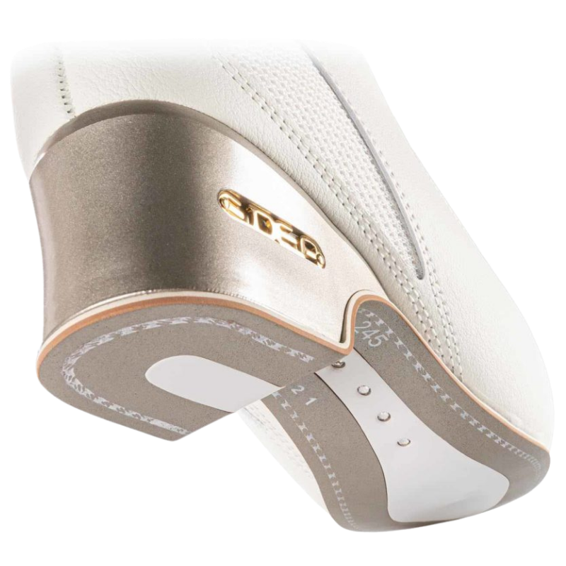 Фігурні ковзани Edea Ice Fly жіночі професійні з кристалами Swarovski, White, 260C