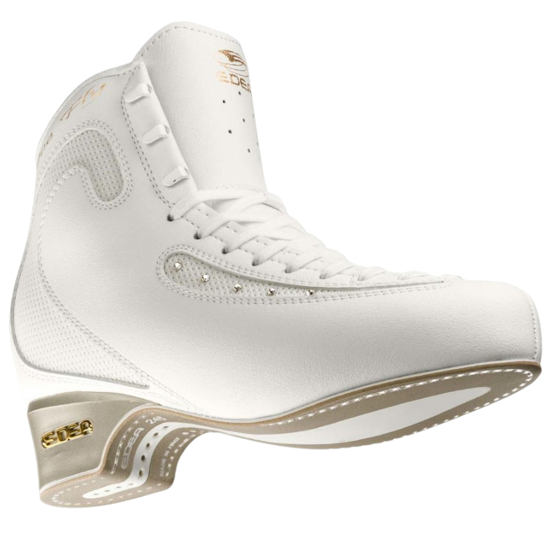 Фігурні ковзани Edea Ice Fly жіночі професійні з кристалами Swarovski, White, 260C