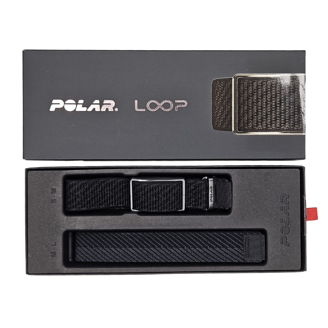 Polar Loop Night Black фітнес-браслет спортивний розумний смарт-трекер для кардіо, здоров'я та фітнесу з крокоміром на руку