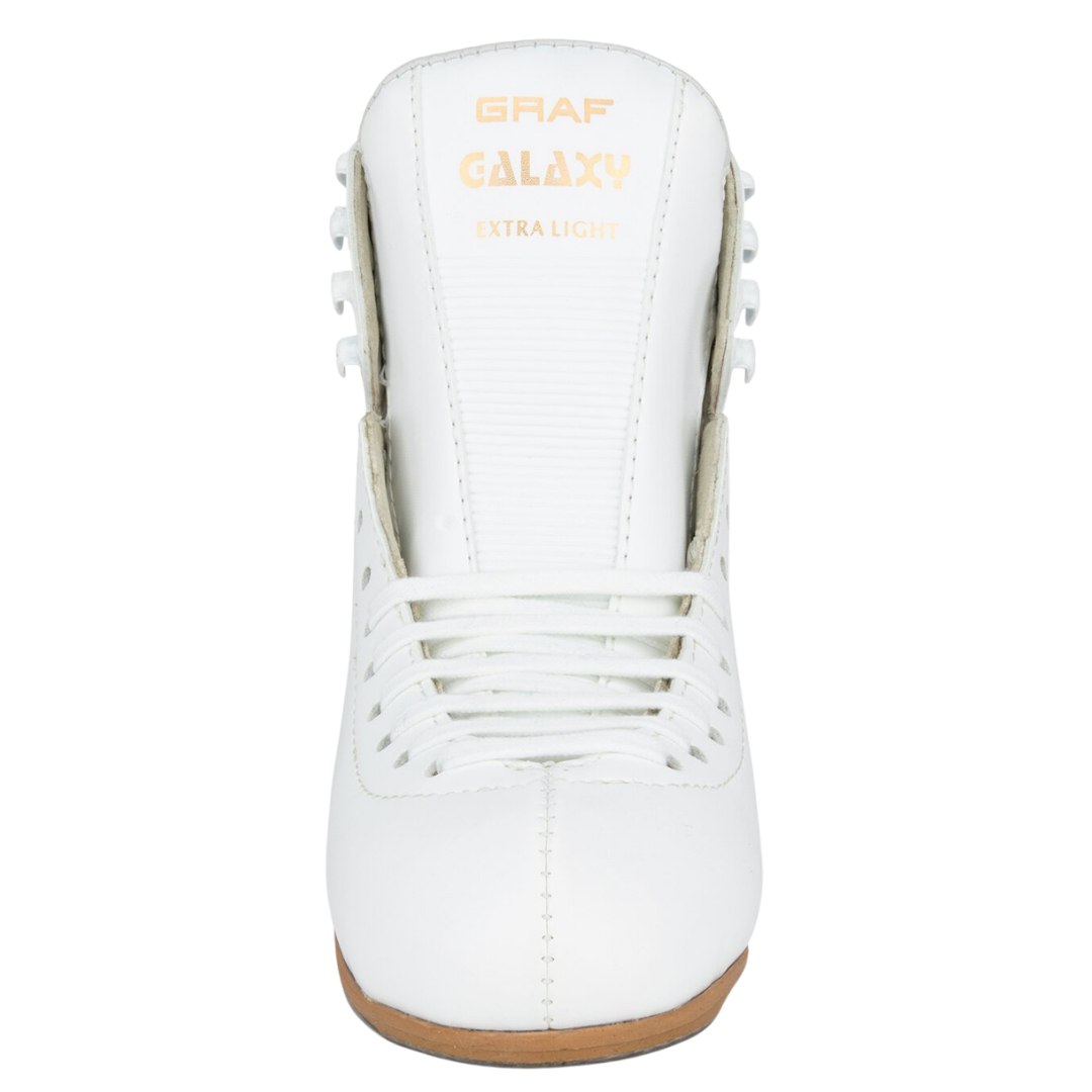 Фігурні черевики жіночі професійні Graf Galaxy Extra Light White для фігурного катання та танців на льоду