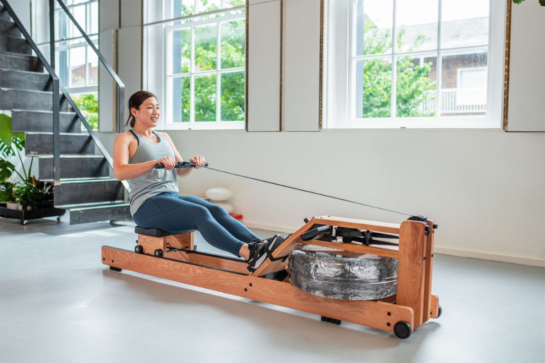 Гребний тренажер для дому WaterRower Classic Cherry S4 водний дерев'яний професійний