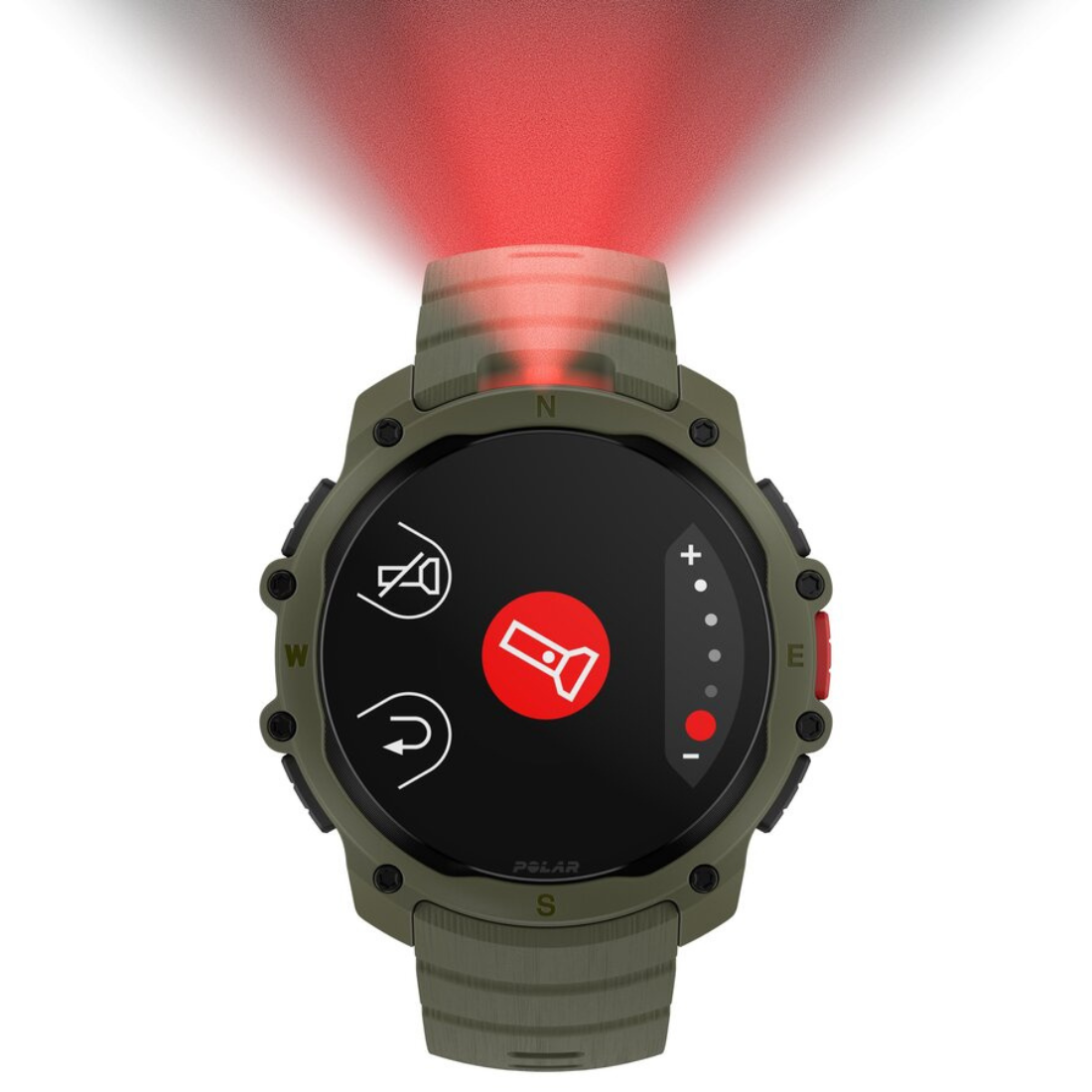 Годинник чоловічий для спорту Polar Street X Forest Green з GPS та ліхтариком