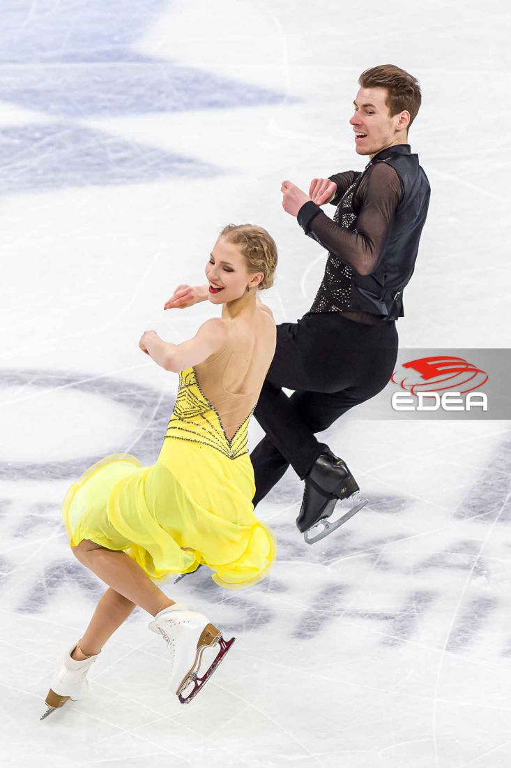 Ковзани для фігурного катання професійні Edea Flamenco Ice, Black, 295C