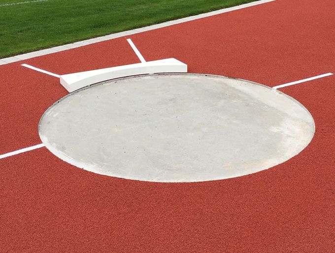 Коло для штовхання ядра Nordic Sport Shot Put Circle in Concrete Cast, WA сертифікат