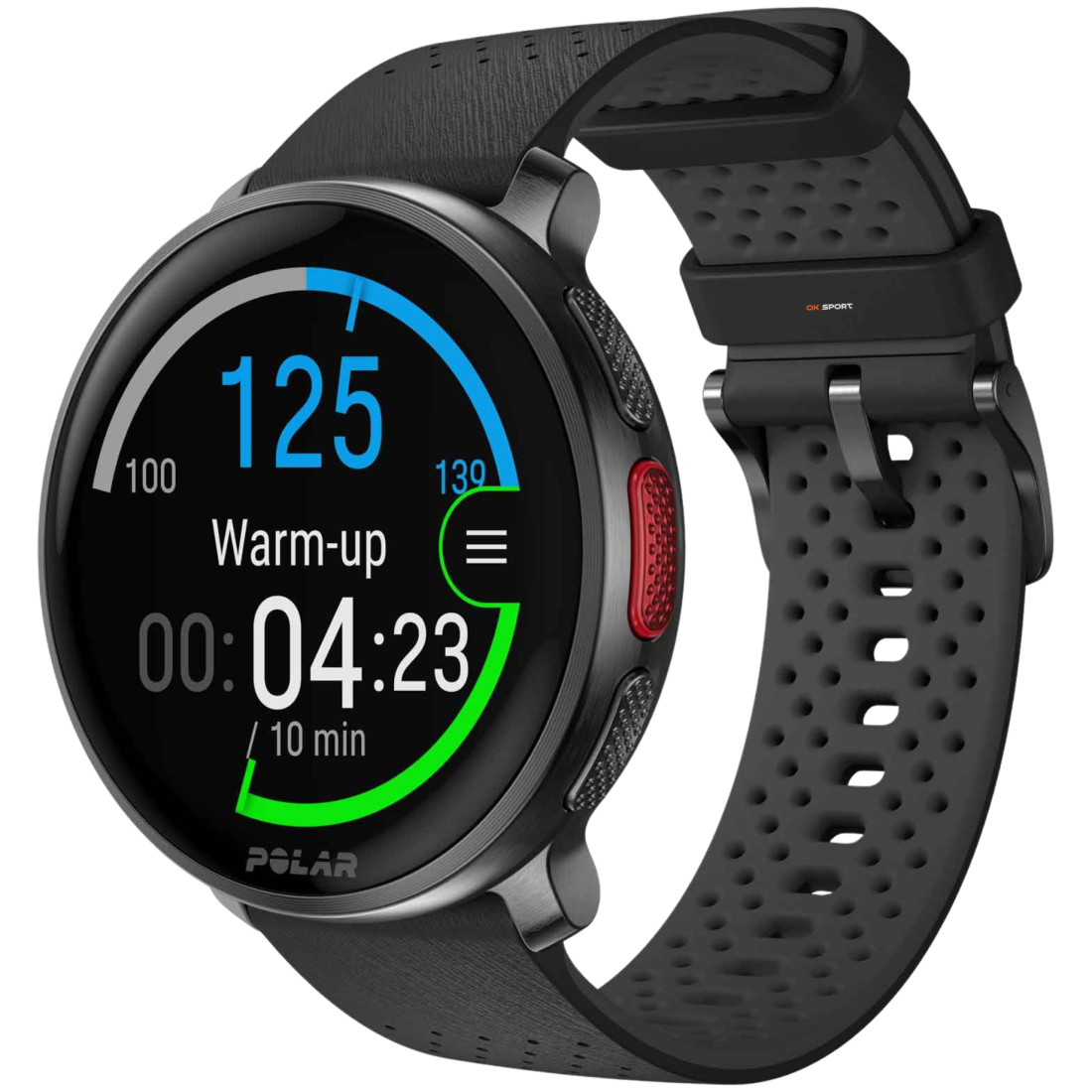 Polar Vantage V3 спортивний годинник смарт наручний чоловічий жіночий для бігу спортсменів плавання в басейні Night Black