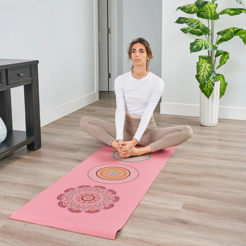 Килимок для йоги з малюнком ProsourceFit Satya Yoga Mat 5 мм професійний