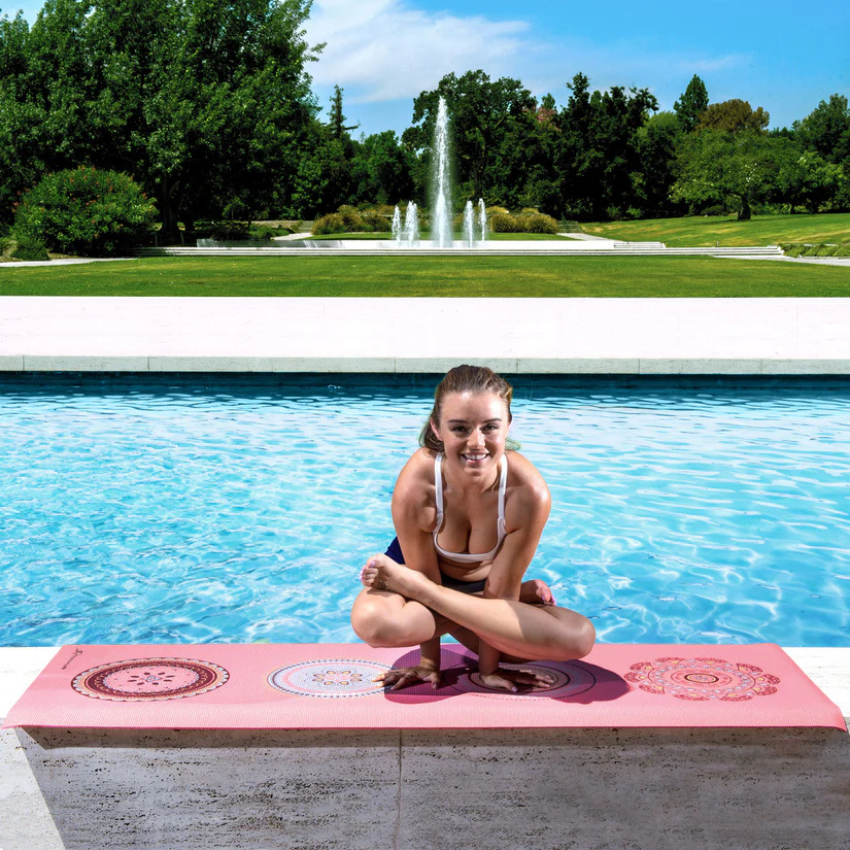 Килимок для йоги з малюнком ProsourceFit Satya Yoga Mat 5 мм професійний
