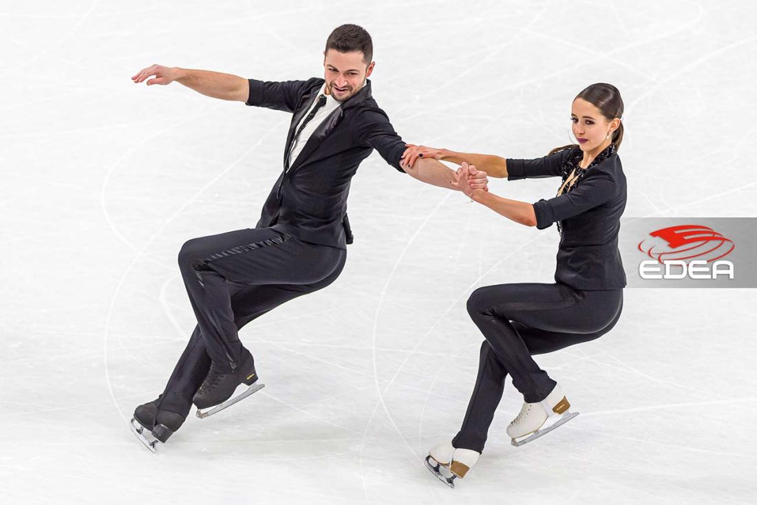 Ковзани для фігурного катання професійні Edea Flamenco Ice, Black, 295C