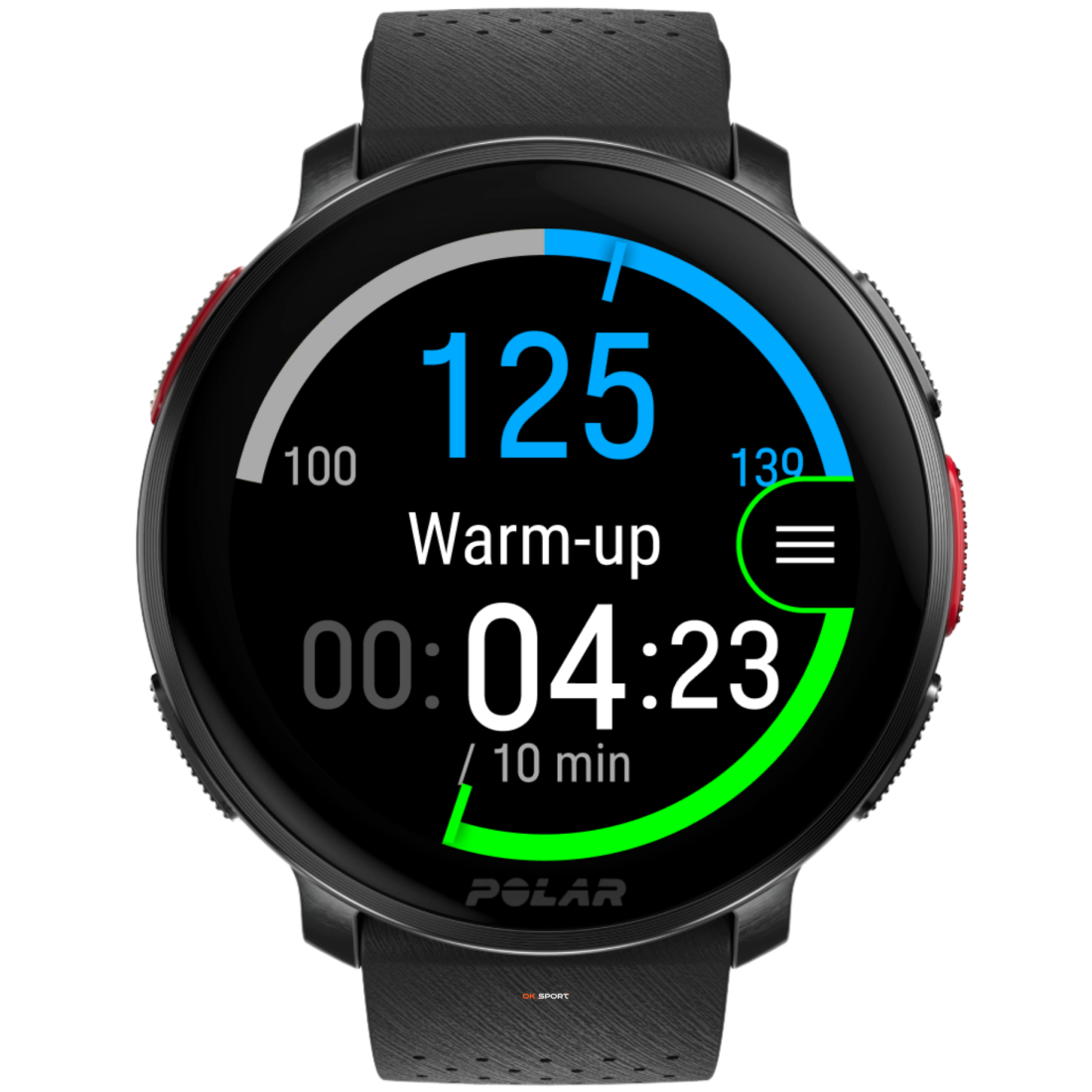 Polar Vantage V3 спортивний годинник смарт наручний чоловічий жіночий для бігу спортсменів плавання в басейні Night Black