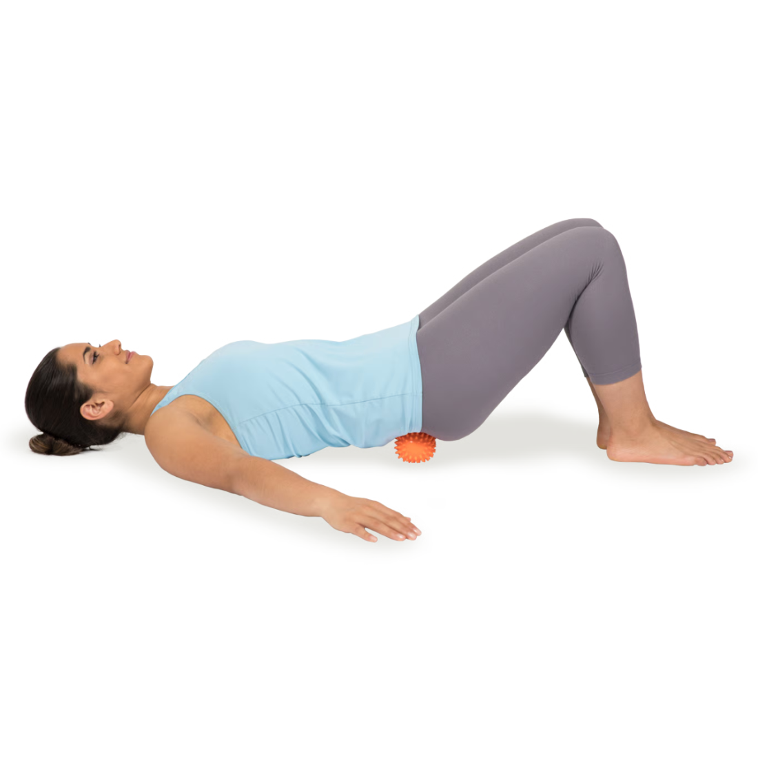 Масажний ролик з шипами Арахіс Franklin Method Fascia Toner, 14х7,6 см, Помаранчевий