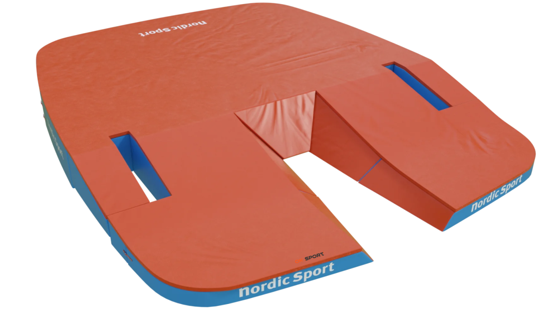 Мат для стрибків з жердиною Nordic Sport Pole Vault Pit Athena 2 Round, WA сертифікат