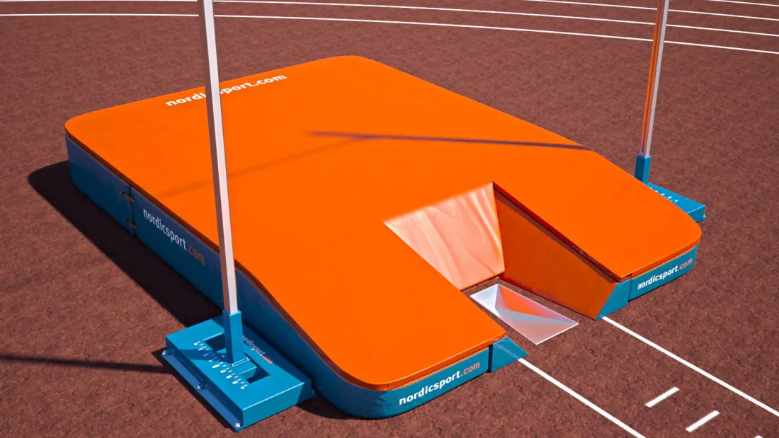 Мат для стрибків з жердиною Nordic Sport Pole Vault Pit Champion 2, WA сертифікат